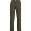 JJ REBEL Jrebcarlos Rebel Cargo, Olive Night, 30W x 32L Uomo