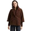 TOM TAILOR Giacca da Donna, 27506 - Dark Pecan Brown, XS