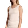 Calida True Confidence Canottiera da Donna, in Lana Merino e Seta, Calda, termoregolante e neutralizzante Gli odori, a Costine Sottili, Light Ivory, 46-48