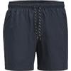 JACK & JONES Jpstmaui Jjswim Micro Seersucker AKM SN, Blazer Blu Marine, S Uomo