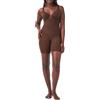 Spanx Higher Power Short, Pantaloncino Modellante Donna, Marrone (ChestnutBrown), L