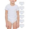 POMPEA 6 Pezzi Slip Bambino in Cotone, Mutande per Bambini