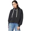 G-STAR Donna Oversized Cropped Hoodie, Grigio (shadow D24236-D425-992), XS