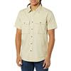 Amazon Essentials Camicia Multiuso con Due Tasche a Maniche Corte vestibilità Standard Uomo, Marrone Kaki Chiaro, XXL