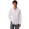 Calvin Klein Uomo Camicia Solid Oxford Classic Shirt Camicia Casual, Bianco (Brilliant White), XXL
