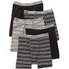 Hanes Men's FreshIQ Comfort Soft Waistband Boxer with ComfortFlex Waistband Brief - Medium - Assorted/Stripe (5 Pack)