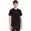 Calvin Klein Uomo T-Shirt Maniche Corte Minimal Logo Tee Scollo Rotondo, Nero (CK Black), XS