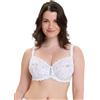 Sans Complexe - Arum - Reggiseno Push up Classico in Pizzo con Ferretto - Donna - Bianco - 7C