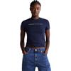Tommy Jeans Tommy Hilfiger T-Shirt Donna Art DW0DW18398