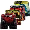 FREEGUN Mutande Boxer Uomo Sport, Set da 4, Rosso A97 (XL)