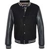 Schott nyc Uomo Lc8705 Giacca di Pelle Not Applicable, Nero/Nero, Large