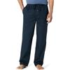 Amazon Essentials Pantaloni Pigiama in Popeline di Cotone dalla Linea Dritta con Coulisse ed Elastico in Vita Uomo, Blu Marino, XXL