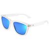 CLANDESTINE - Occhiali da Sole Model 8 Crystal Light Blue - Lenti HD in Nylon Azzurro e Montatura in TR90 - Occhiali da Sole Unisex - Smart Vision Technology - Più Nitidezza e Meno Riflessi