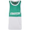 Starter Black Label Canottiera da Uomo, Verde/Bianco, S/M