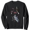 Freddy vs Jason Face Off Felpa, Unisex per adulti, Nero, M