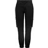 Only Onlbetsy-alva Mw Ank Cargo Pant Pnt, Pantaloni Donna, Nero (Black Black), 40W / 30L