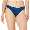 Amazon Essentials Slip Bikini Classico a Vita Bassa, Copertura Completa Donna, Blu, 44