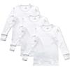 Abanderado Confezione Magliette a Maniche Lunghe con Scollo Tondo Junior in Caldo Cotone Invernale Bambino x3