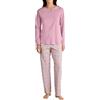 Calida Sweet Dreams - Pigiama Lungo da Donna, 100% Cotone, con Elastico in Vita, Cherry Blossom, 48-50