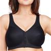 Glamorise Magiclift Posture Back Bra Wirefree #1265, Reggiseno Donna, Nero, 5C