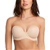 Wacoal, Red Carpet Strapless Bra, Donna, Sabbia | Leggermente imbottito, ferretto, copertura completa, stile multi-modo, cinghie rimovibili