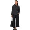 VERO MODA Vmmaria LS Denim Slim Shirt Mix New Noos, Denim Nero, XS