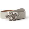 MGM Moneta Cintura, Grigio (Cemento 05), 80 cm Donna