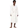 Tommy Hilfiger Donna Accappatoio Fleece Robe con Tasche, Bianco (Ivory), XL