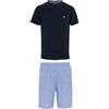 Emporio Armani Logo Pattern Woven Pajamas Pantalone del Pigiama Uomo