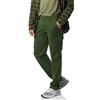 Amazon Essentials Pantaloni Cargo da Lavoro Elasticizzati a Taglio Dritto (Disponibili in Taglie Forti) Uomo, Verde Oliva Scuro, 29W / 28L