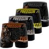 Freegun Fg/1/Bm/Pk4 Boxer Corti Uomo (Pacco da 4)