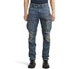 G-STAR Rovic Zip 3D Regular Tapered Denim Jeans, Jeans Uomo, Blu (Worn in Dusty Mountains D23077-d498-g820), 34W / 36L