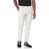 Amazon Essentials Pantaloni Chino da Lavoro da Uomo Anti-Piega e Senza Pince, Vestibilità Aderente, Grigio Chiaro, 28W / 28L
