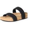 Amazon Essentials Sandali Slide Cork da donna, neri, 40