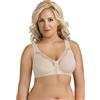 EXQUISITE FORM Reggiseno da Donna, Opaco, Damasco Neutro, 4D