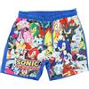 Disney Pantaloncini da Bagno Sonic, Design Divertente e colorato, Perfetti per Le attività estive e acquatiche, Marina, 8 Anni