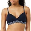 Emporio Armani Underwear Women's Iconic Logoband Bra, Reggiseno Imbottito da Donna, Marine, S