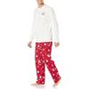 Amazon Essentials Disney | Marvel | Star Wars Set da Notte Pigiama in Flanella Uomo, Nightmare Valentine - Mens, S