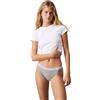 Calvin Klein Donna Slip Taglio Bikini Confezione da 5 Low-Rise Intimo, Multicolore (Grymrn/Gry Htr/PLN Air/Tropsphr/Ink), XL