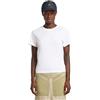 G-STAR Maglietta da Donna Embro Logo R T Wmn, Bianco (White D26248-d101-110), XS