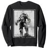 Marvel Schizzo di Thanos di Marvel Avengers Infinity War Felpa, Unisex per Adulti, Nero, L