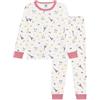 Petit Bateau Abbigliamento Notte Ragazzo, Marshmallow/Multico, 2 Anni