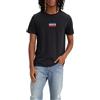 Levi's Graphic Crewneck Tee T-shirt, Mini Sportswear Pirate Black, XS Uomo