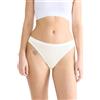 Sloggi Women's Go Sense High Leg 2P - Slip da Donna, Colore Bianco Seta, Taglia L (Confezione da 2), Bianco Seta., L
