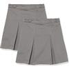 Amazon Essentials Gonne Pantalone Uniformi Bambine e Ragazze, Pacco da 2, Grigio, 8 Anni Slim