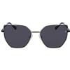 Calvin Klein Jeans CKJ23202S CKJ23202S 722 gold black Sunglasses Unisex Polycarbonate, Standard, 60