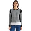 Cecil Soft Mouliné - Maglione Nero, L