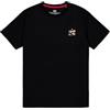 Alpha Industries Camo Logo Puff Print BP T da Uomo Black S