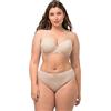 Ulla Popken Reggiseno con Ferretto, Coppa Morbida Donna, Beige, 6B
