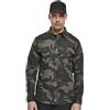 Brandit Slim Fit Shirt Long Sleeve, Color: darkcamo, Size: XL
